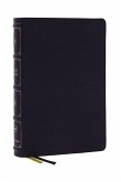 Nkjv, Large Print Thinline Reference Bible, Blue Letter, MacLaren Series, Leathersoft, Black, Comfort Print