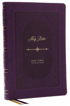 KJV Holy Bible: Giant Print Thinline Bible, Purple Leathersoft, Red Letter, Comfort Print: King James Version (Vintage Series) - Nelson, Thomas