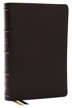 KJV Holy Bible with 73,000 Center-Column Cross References, Black Genuine Leather, Red Letter, Comfort Print (Thumb Indexed): King James Version - Thomas Nelson