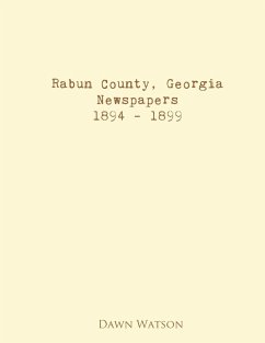 Rabun County, Georgia, Newspapers, 1894 - 1899 - Watson, Dawn