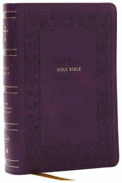 NKJV Compact Paragraph-Style Bible w/ 43,000 Cross References, Purple Leathersoft, Red Letter, Comfort Print: Holy Bible, New King James Version - Thomas Nelson