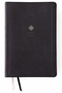 Niv, Men's Devotional Bible (by Men, for Men), Large Print, Leathersoft, Black, Comfort Print - Zondervan