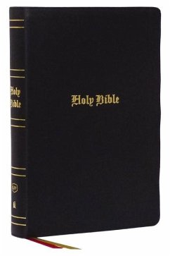 KJV Holy Bible: Super Giant Print with 43,000 Cross References, Black Genuine Leather, Red Letter, Comfort Print (Thumb Indexed): King James Version - Thomas Nelson