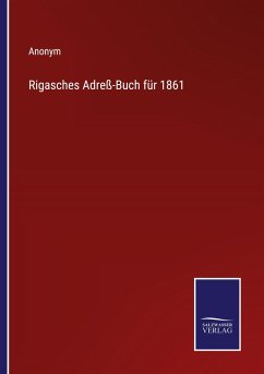 Rigasches Adreß-Buch für 1861 - Anonym