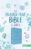 The Prayer Map Bible for Girls Nlv [Sky Blue Shimmer]