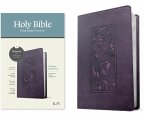 KJV Thinline Reference Bible, Filament-Enabled Edition (Leatherlike, Floral Frame Purple, Red Letter)