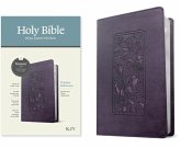 KJV Thinline Reference Bible, Filament Enabled (Leatherlike, Floral Frame Purple, Red Letter)