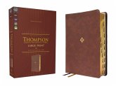 Nkjv, Thompson Chain-Reference Bible, Large Print, Leathersoft, Brown, Red Letter, Thumb Indexed, Comfort Print