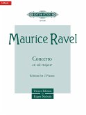 Concerto En Sol Majeur (Piano Concerto in G Major) (Edition for 2 Pianos): Urtext