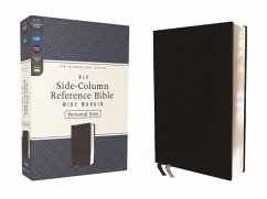 Niv, Side-Column Reference Bible (Deep Study at a Portable Size), Personal Size, Leathersoft, Black, Comfort Print - Zondervan