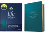 KJV Life Application Study Bible, Third Edition, Large Print (Leatherlike, Teal Blue, Red Letter)