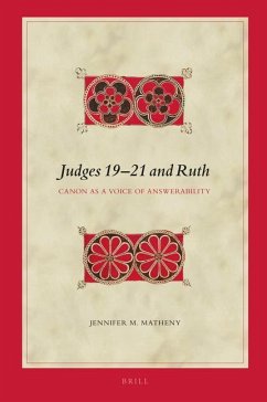 Judges 19-21 and Ruth - M Matheny, Jennifer