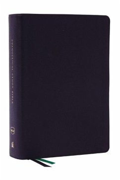 Evangelical Study Bible: Christ-Centered. Faith-Building. Mission-Focused. (Nkjv, Black Genuine Leather, Red Letter, Thumb Indexed, Large Comfort Print) - Thomas Nelson