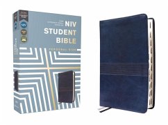 Niv, Student Bible, Personal Size, Leathersoft, Navy, Thumb Indexed, Comfort Print - Zondervan