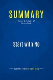 Summary: Start with No