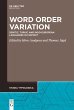 Word Order Variation (eBook, PDF) - Bild 1