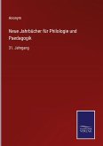 Neue Jahrbücher für Philologie und Paedagogik