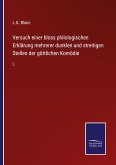 Versuch einer bloss philologischen Erklärung mehrerer dunklen und streitigen Stellen der göttlichen Komödie