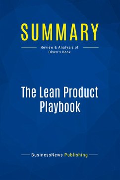 Summary: The Lean Product Playbook - Businessnews Publishing
