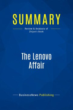 Summary: The Lenovo Affair - Businessnews Publishing