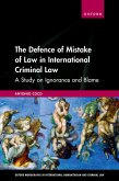The Defence of Mistake of Law in International Criminal Law (eBook, ePUB)