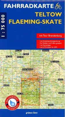 Cover Fahrradkarte Teltow, Flaeming-Skate