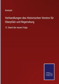 Cover Verhandlungen des Historischen Vereins für Oberpfalz und Regensburg