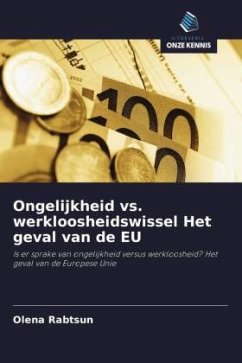 Ongelijkheid vs. werkloosheidswissel Het geval van de EU - Rabtsun, Olena