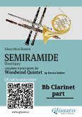 Clarinet part of "Semiramide" overture for Woodwind Quintet (fixed-layout eBook, ePUB)