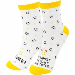 Zaubersocken Motiv Lächle