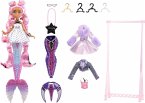 MGA 585206EUC - Mermaze Mermaidz Fashion Fins, MORRA, Meerjungfrau-Puppe mit 425+ Looks zum Stylen mit Farbwechsel-Funktion und Zubehör