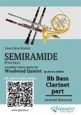 Bb Bass Clarinet (instead Bassoon) part of "Semiramide" overture for Woodwind Quintet (fixed-layout eBook, ePUB)