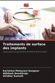 Traitements de surface des implants