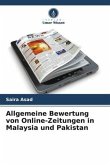 Allgemeine Bewertung von Online-Zeitungen in Malaysia und Pakistan