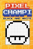 Pixel Champi Black and White Pixel Champi Black and White