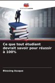 Ce que tout étudiant devrait savoir pour réussir à 100%