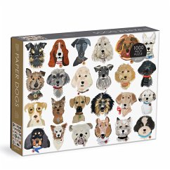 Paper Dogs 1000 Pc Puzzle - Galison