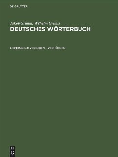 Vergeben ¿ Verhöhnen - Grimm, Jacob;Grimm, Wilhelm