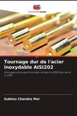 Tournage dur de l'acier inoxydable AISI202