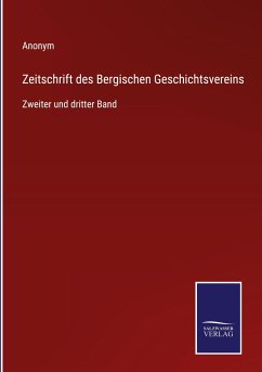 Zeitschrift des Bergischen Geschichtsvereins - Anonym