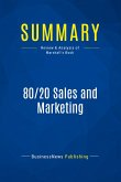 Summary: 80/20 Sales and Marketing