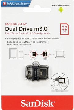 SanDisk Ultra Dual Drive 32GB m3.0 grey&silver SDDD3-032G-G46