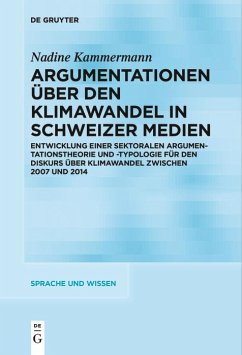 Argumentationen über den Klimawandel in Schweizer Medien (eBook, ePUB) Cover Argumentationen über den Klimawandel in Schweizer Medien (eBook, ePUB)