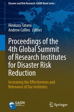 Proceedings of the 4th Global Summit of Research Institutes for Disaster Risk Reduction