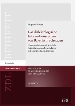 Das dialektologische Informationssystem von Bayerisch-Schwaben (eBook, PDF) - Schwarz, Brigitte
