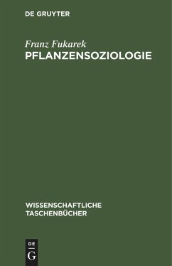 Pflanzensoziologie - Fukarek, Franz