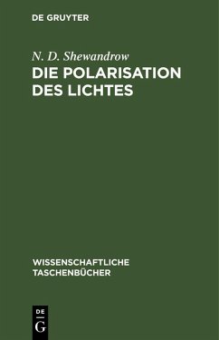 Cover Die Polarisation des Lichtes