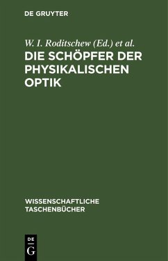 Cover Die Schöpfer der physikalischen Optik