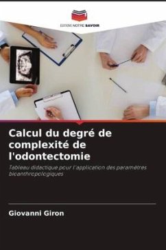 Calcul du degré de complexité de l'odontectomie - Giron, Giovanni