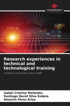 Research experiences in technical and technological training - Meléndez, Isabel Cristina;Silva Endara, Santiago David;Pérez Arias, Amauris